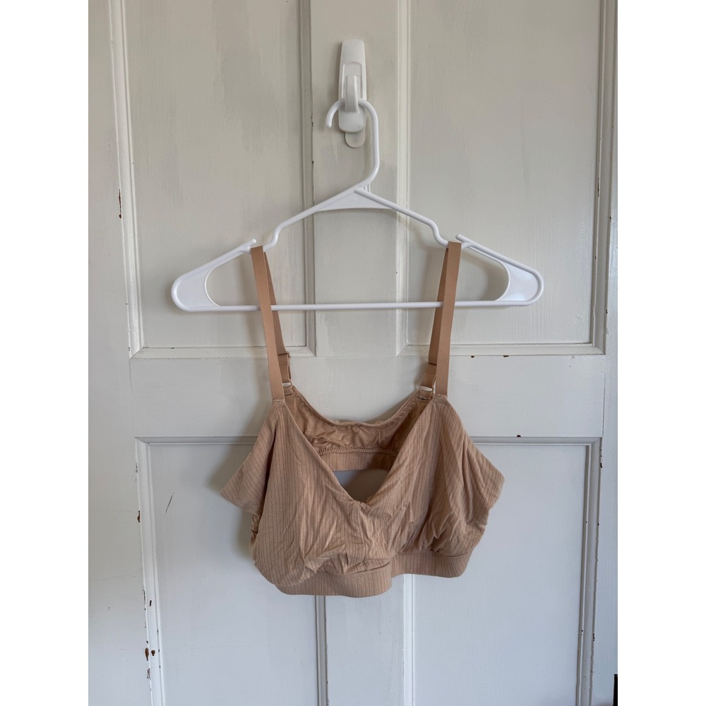 Aerie nude ribbed‎ wireless bra size xl